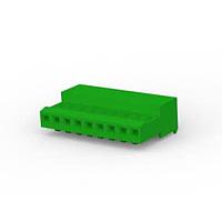 AMP Connectors - TE Connectivity 3-640443-9 Receptacle Housing 09P C/E 28AWG W/O TAB W/GREEN STRIPE