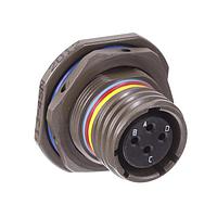 Glenair 180-091NF08-13-4SN Receptacles JAM NUT RECEPTACLE SOCKET NORMAL
