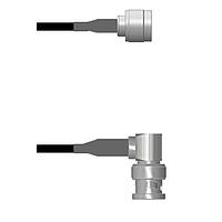 Amphenol Custom Cable Q-2N00E0008060i RF Cable Assemblies N-SP/BNC-RP RG58 60I