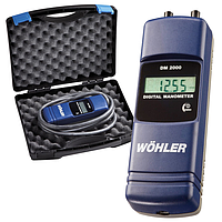 Wöhler DM 2000 Gas Installer Set In Mbar (±2 bar / ±2.000 hPa; -20~99 °C)