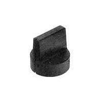 Alcoswitch - TE Connectivity KCB700B1/4 Cylindrical Knob BLK W/ SAWCUT IND