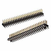 Harwin M50-3612542 Pin Strip 25+25 DIL SMT P/HDR W/PEGS