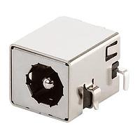 Same Sky (formerly CUI Devices) PJ-107BH-MSMT-TR Receptacles 2.5 x 6.0 mm, 7.0 A, Horizontal, Mid Mount SMT, Shielded, Dc Power Jack
