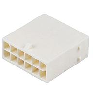 Molex 215922-1011 Plug Housing Micro-Fit+ Versa Color Plug Housing Dual Row 10 Ckts Free Hanging GloWire Nat