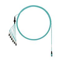 Panduit FZTRP8NUFSNF080 Fiber Optic Cable Assemblies OM4 12-fiber round harness cable, plenum