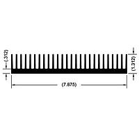 Wakefield Thermal 2009-72 Extrusions Extrusion, 6 Foot Bar, Perimeter 65.91 Inch, Rev. A