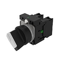 EAO 45-1828.1C90.001.101 Rotary Switches (45-1828.1C90.001.101) SELECTOR SWITCH/ P L-R SHORT 90V WH 1N.O SC