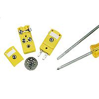 OMEGA GMP-E-M Low-Noise Miniature Thermocouple Connectors (E, ANSI, Miniature Male Thermocouple Connector)