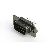 EDAC 627-M09-320-GT2 D-Sub Connectors - Standard Density Vertical Machined D-Sub Connectors