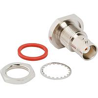 Amphenol RF AD-BNCJAMCJ-1 RF Adapters - Between Series AMC Jack to BNC Jack Adapter 50 Ohm Straight Bulkhead