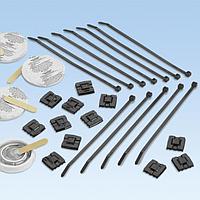 Panduit EMSK12-4-12-X0 Kit Epoxy Mounting Kit w/ 12 Mounts & Ties