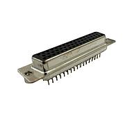 Adam Tech DB25-ST-1-JS Receptacle CONN D-SUB RCPT 25POS VERT SLDR