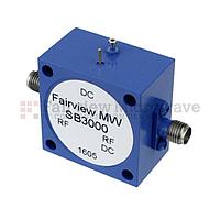 Fairview SB3000  SMA Bias Tee From 10 MHz to 3 GHz Rated To 3000 mA And 50 Volts DC