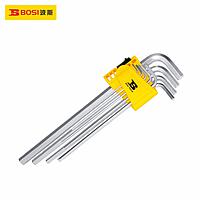 BOSI BS423174 Flat Point Hex Key (9PC metric system,1.5-10mm)