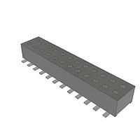 Samtec CLP-112-02-L-D Socket Low Profile Dual-Wipe Socket
