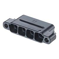 Harwin KA1-3010498M1 Wire Housings 4 Pos. Male SIL Cable Housing, Panel Mount