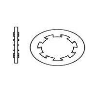 Panduit SBITW25-C Lock Washer 1/4 Internal Tooth Lock Washer Phos. Bro