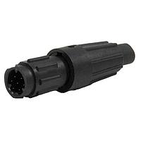 CONXALL 18982-7PG-518 Standard Circular Connector Micro-Con-X Cable-to-Cable, 7-pin #26, Male, Solder Cup, Bulk