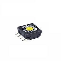 NKK Switches FR02FC16P-R Rotary Switches SMT 10MM HEXADEC 16P COMPLEMENT CODED