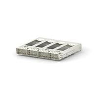 AMP Connectors - TE Connectivity 2170744-2 QSFP28 CAGE ASSEMBLY, 1X4 QSFP28, SPRING
