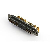 EDAC 630-17W5240-4TA Mixed Contact D-Sub Connectors Right-angle Power Combo D-Sub Connector