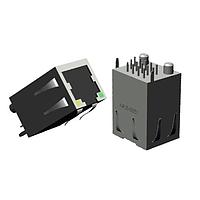 Abracon ARJE-0051-MASA Modular Connectors / Ethernet Connectors RJ45 10/100 Base-TX 1x1 Vertical N/A Through Hole