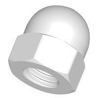Essentra Components 0500632LCN Locking Cap Locking Cap Nut, #6-32 Thread, .345 Height