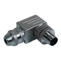 Mueller BU-12ZS41-PG7 M12 Field Wireable Connector M12 3 PIN M RA STL A CD PG7 FW