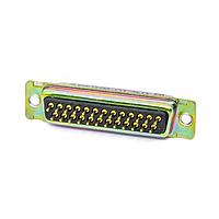 ITT Cannon DBMM25PE D-Sub Standard Connectors DSUB 25 M PCB STR G50 ZINC