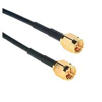Amphenol Cables on Demand CO-174SMAX200-002 RF Cable Assemblies RG174/U SMA Male/Male, 2ft