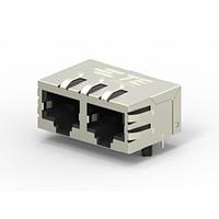 AMP Connectors - TE Connectivity 2301996-4 Magnetic Jack RJ45 JACK INT.MAG. 1GB 1X2