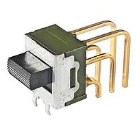 NKK Switches MS22BSG40 Miniature Slides DPDT ON-ON .323 ACTR VERTICAL PC .4VA