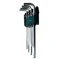 SATA 09101A 9pc. Metric Extra Long Ball Point Hex Key Set (9 pcs/set)