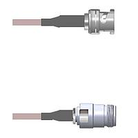 Amphenol Custom Cable Q-0K01V000R108i RF Cable Assemblies BNC-SP/N-SJ G316D 108I