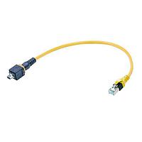 HARTING 33483447805010 Cat 6a MPP ix Type A - RJ45 IP20 Cat6A PVC 1,0m
