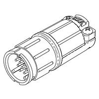 CONXALL W5280-12PG-530 Connectors MU WR CBL/CBL #2 0 PIN CRP 530