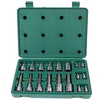 SATA 09051 18PC. 1/4inch & 1/2inch DR. BIT SOCKET SET (METRIC)