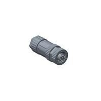 Amphenol LTW MSAP-03BFFA-SL8001 Sensor Cables / Actuator Cables M12 Circular Metric Connector, A Code, Plastic, 4A, 03 pins, Female Connector, Female Contact, Straight, Screw Thread, Solder, Field Installable, F4.5 - F6.5mm, IP68 Mated