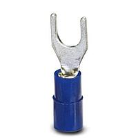 PHOENIX CONTACT 3240039 Spade Fork-typ cbl lug,blu 1.5 - 2.5 mm2 M4