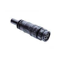 Amphenol LTW DCD-12AMFM-QL8F10 Sensor Cables / Actuator Cables X-Lok, Large Size, Plastic, 20A+5A, 12 pins, Male Connector, Female Contact, Straight, Push Lock, Overmolded, Length 10000mm, IP68