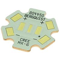 Bergquist 804450 Thermal Substrates LED IMS Substrate, Cree XLamp MX-6, Star Board (1-up), TCLAD LED IMS, 804450-A