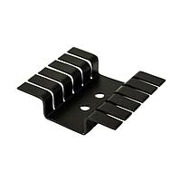 Advanced Thermal Solutions ATS-PCBT1090 Component BGA Heat Sink, Board Level Stamped, No TIM, Black, TO220 (Dual), 36.8x44.5x9.5mm
