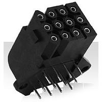 Eaton Souriau-Sunbank SMS12SE5K9 Power 12P Sckt R/A Boardmt CONT W/ HDR BRD MNT