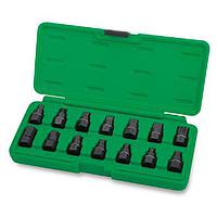 TOPTUL JGAI1403 - 14PCS Master Oil Drain Plug Key Set