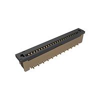Amphenol FCI SFW23S-2STAE1LF FFC & FPC Connectors 1.00mm Flex Connector, SFW Straight series, 23 Position, Top Entry Surface Mount, ZIF, Gold plating.