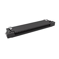 Amphenol FCI SFV26R-2STBE1HLF Board Mount 0.50mm Flex Connector, SFV-R Series, 26 Position, Top Side Contact, Side Entry Surface Mount ZIF Connector, Halogen Free, Lead Free, Gold Flash
