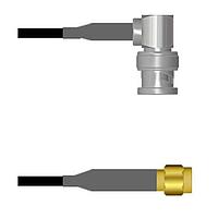 Amphenol Custom Cable Q-0D0680003108i RF Cable Assemblies BNC-RP/SMA-SP G174 108I