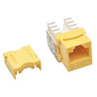 Tripp Lite N238-001-YW Keystone CAT6/CAT5E YELLOW 110 STYLE JACK