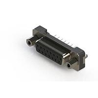 EDAC 628-015-324-017 D-Sub Connectors - Standard Density Vertical Plastic Body D-Sub Connector