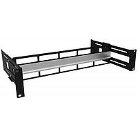 Hammond Manufacturing RMAD19003BK Kits Adjustable DIN Rail MountKit for 2U Rack